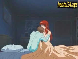 Super bigtit redhead wakes up and fucks a young bloke